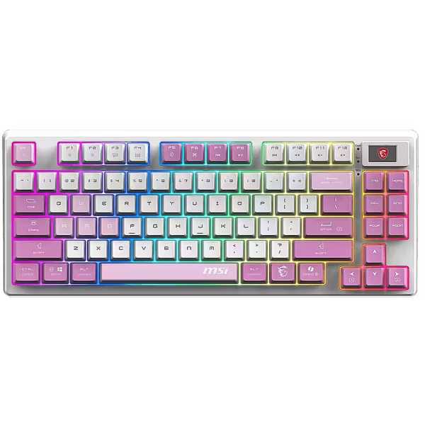 Mehanička tastatura MSI FORGE GK600 TKL W VIOLET US