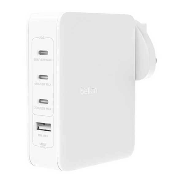 Punjač BELKIN 140w 4-ports; WCH014BTWH