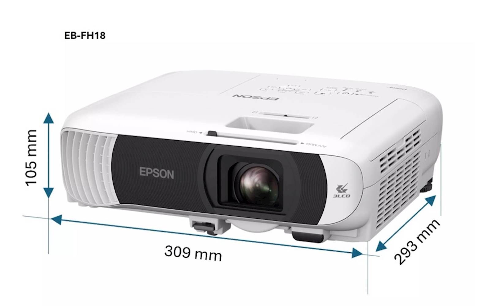 Projektor EPSON EB-FH18; V11HB59240 - Slika 2
