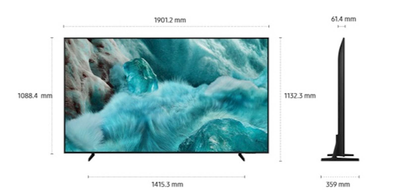 TV SAMSUNG QLED 4K Vision AI 85" Q7F - Slika 3