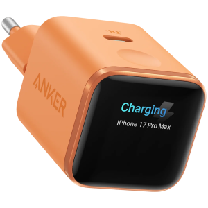 Punjač Anker  45W, Smart Display,  Orange; A121DGO1
