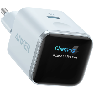 Punjač Anker 45W, Smart Display, Blue; A121DG31