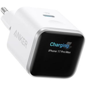 Punjač Anker 45W, Smart Display, White; A121DG21