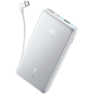 Power Bank Anker Zolo 10K, 22.5W, Built-In USB-C Cable; A110DH21