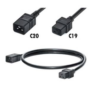 NAPOJNI KABL C19-C20 2.0M 16A (PRODUZNI,UPS) -  16641D