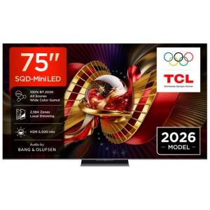 TV TCL 75" 4K SQD-Mini LED; 75C8L