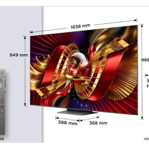 TV TCL 75" 4K SQD-Mini LED; 75C8L