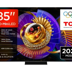 TV TCL 85" 4K SQD-Mini LED; 85C7L