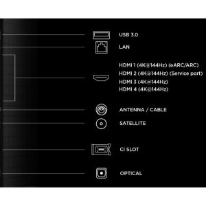 TV TCL 98" 4K SQD-Mini LED; 98C8L