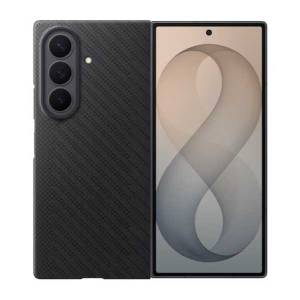 Maskica Samsung Galaxy Fold8 Ultra Carbon Magnet Case Black