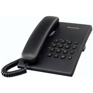 Telefon PANASONIC KX-TS500HGB crni