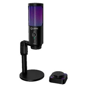 Mikrofon LORGAR SMP40 RGB; LRG-SMP40-BK
