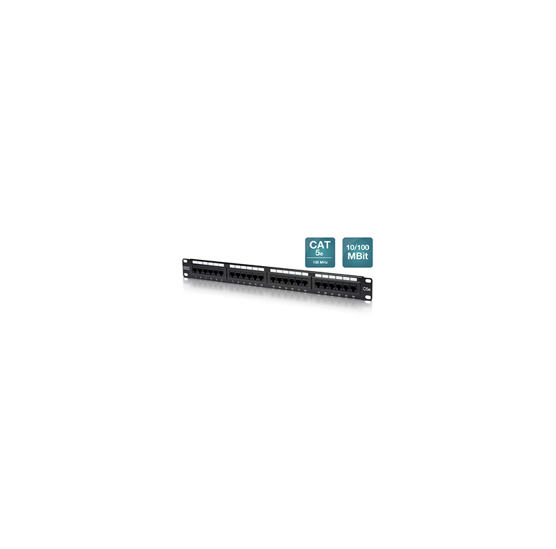 PATCH PANEL CAT5E 24 PORT UTP DN-91524U