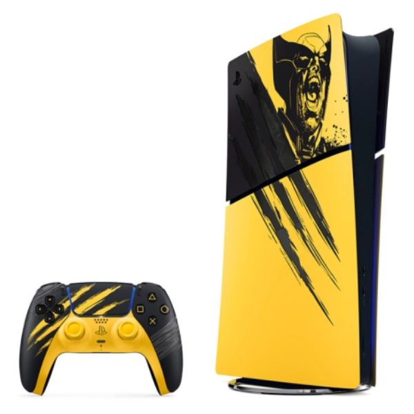 Konzola Playstation 5 Slim Digital Edition Marvels Wolverine Battle Yellow