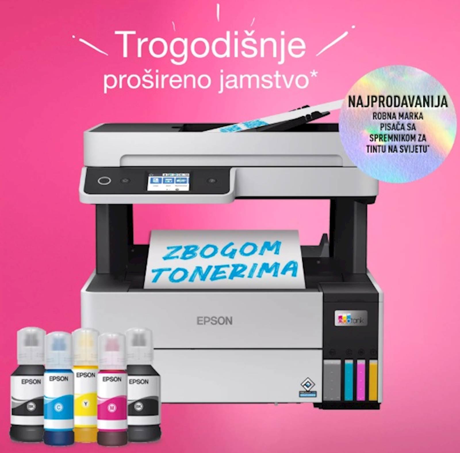 Printer MFP EPSON Ecotank L6460; C11CJ89403 - Slika 6