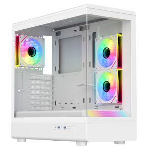 Kućište RYZE HEROIC HC500 3F White; RHC5003FW