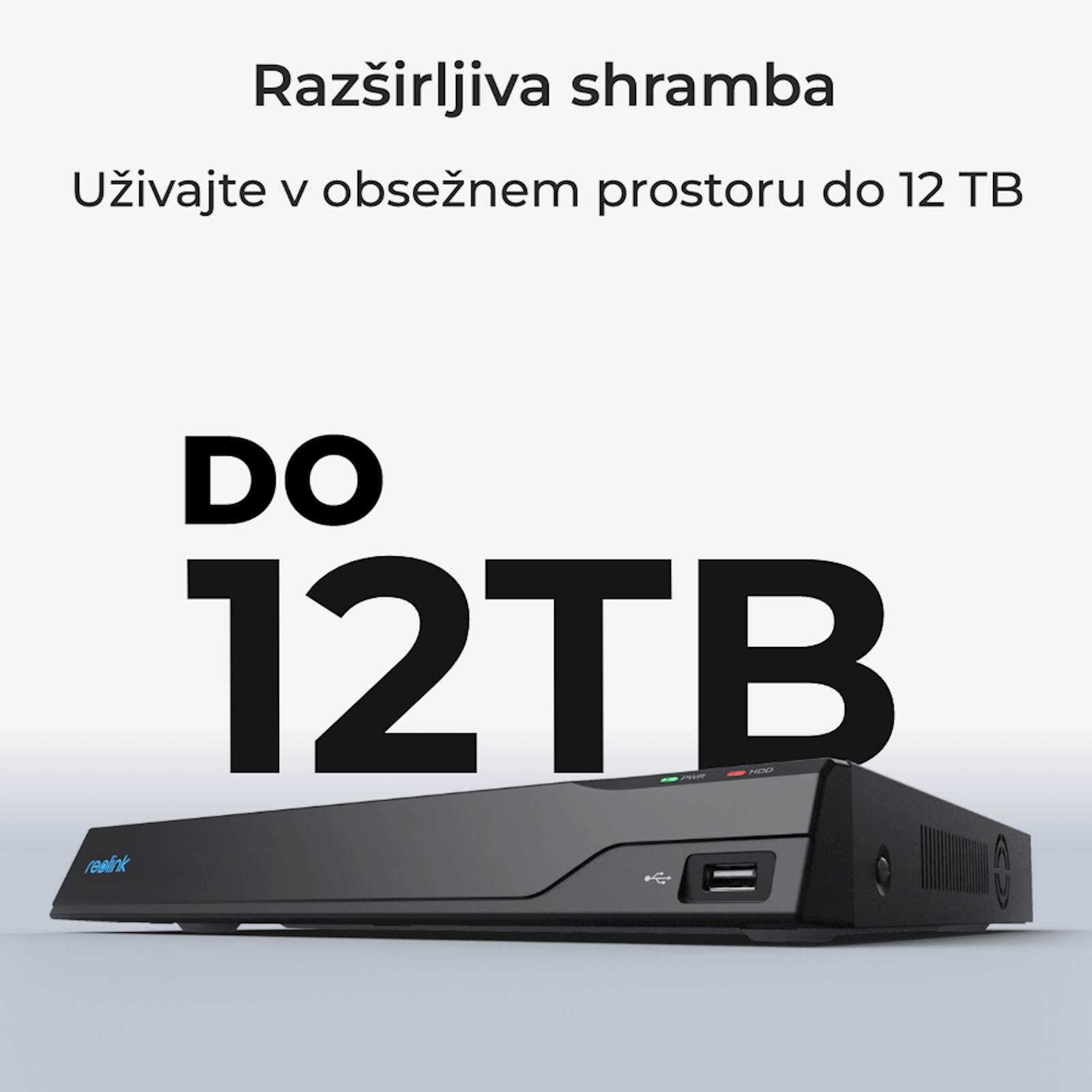 Reolink NVR snimač NVS8 Bez HDD, podrška do 2x6 TB, podrška za 8xPOE kamera - Slika 3